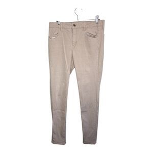 American Eagle Jegging Khaki Jeans Skinny Fit Stretch Tall Size 14 X long